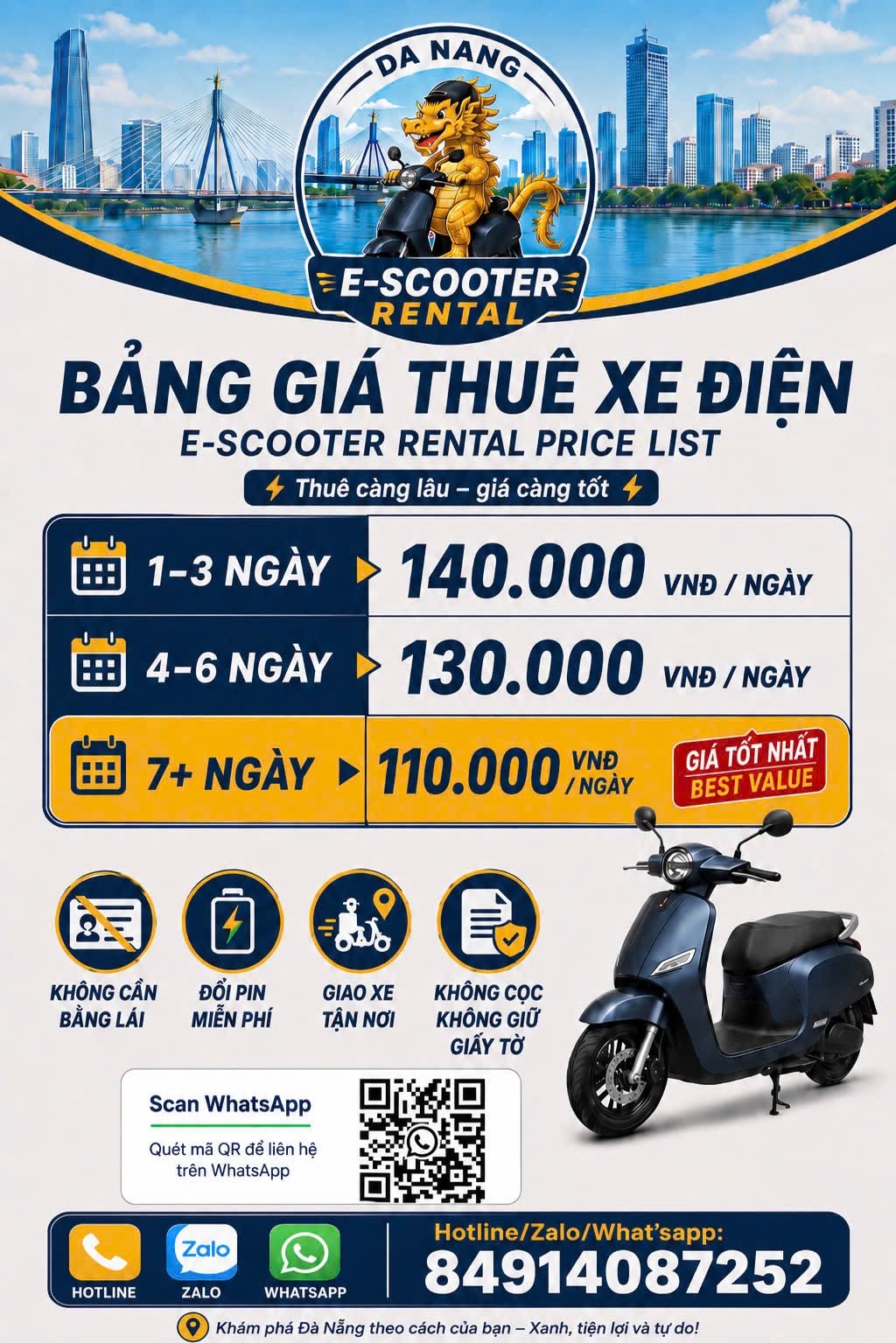DnGo e-scooter rental Da Nang